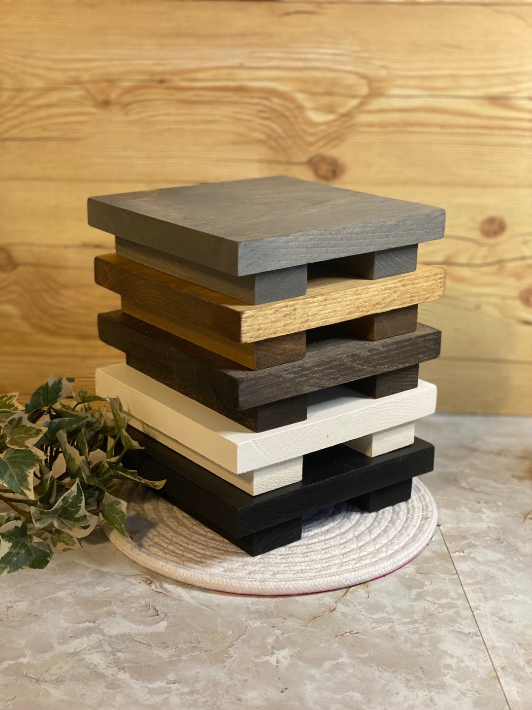 Square Black Riser 6.5x6.5x1.5 Inch Riser Country Black - Etsy