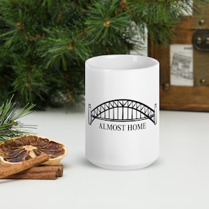 Almost Home White Glossy Mug