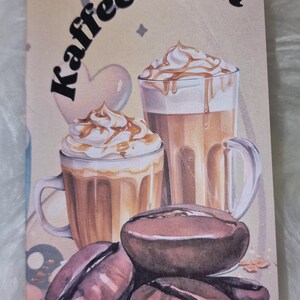 1069 Kaffeesucht / Klappkarte / Rubbeln / Lose / Rechnen / Abstreichen / Budgeting / Sparchallange / von CreativKiBac