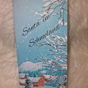 Santa im Schneeland / Klappkarte / Lose / Rubbeln / Abstreichen / Bingo / Budgeting / Sparchallange / von CreativKiBac