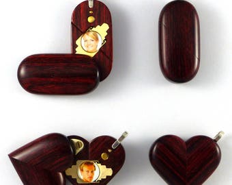 Illusionist Locket Thin Magic Heart Pendant by Illusion Lockets