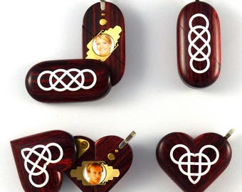 Illusionist Locket Magic Double Infinity Pendant by Illusion Lockets