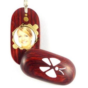 Illusionist locket Magic Butterfly Cremation Ash Locket With Secret Compartments By Illusion Lockets