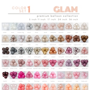 Custom Double Stuffed Party Balloons • CHOOSE YOUR COLORS • Individual 5 - 11 - 17 - 24 - 36 inch • Neutral, Pink, Peach Chalk Balloons