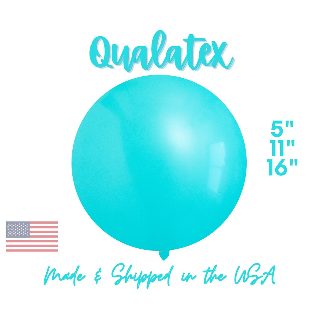 thumbnail image 2 of Kalisan Caribbean Blue Latex Balloons 12 Inch 50 Pack – Party Shop Emporium 2 of 12