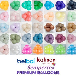 SEMPERTEX BELBAL KALISAN Premium Latex Balloons | Birthday, Baby Shower, Graduation, School Colors, Party Decor, Balloon Garlands, Basics