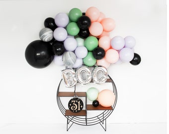 Monster Mash Halloween Balloon Garland Arch Kit | Double Stuffed PREMIUM Latex Balloons