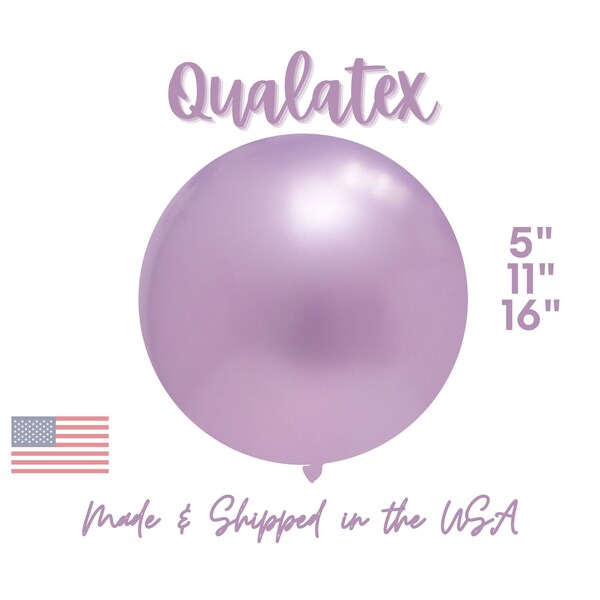 Pearl Lavender Purple QUALATEX Latex Balloons - Party Decor | Grad Party, Baby Showers, Birthdays, Unicorn, Pastel Rainbow 5", 11",16"