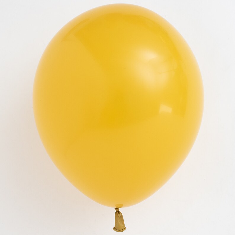 Mustard Yellow Tuftex Latex Balloons 5 Etsy
