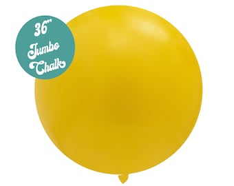 36" Chalk Dijon - Jumbo Premium Double Stuff Latex Balloon - Woodland, Autumn, Fall, Sunflower, Boho, Jungle, Animal Safari