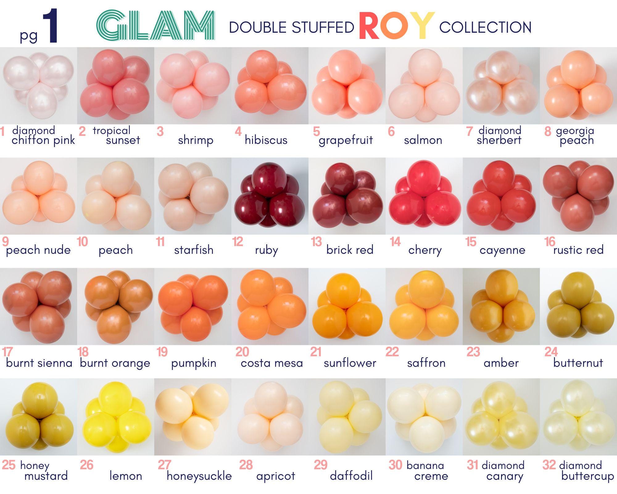 DOUBLE Layered Balloons - Pick Your Color  - Premium Latex Party Balloon, Baby Showers, Birthdays, Weddings, Party Decor