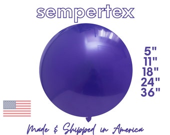 Fashion Violet Purple Sempertex Latex Balloons Party Decor | Grad Party, Baby Showers, Birthdays, Halloween, School Spirit 5", 11",24",36"