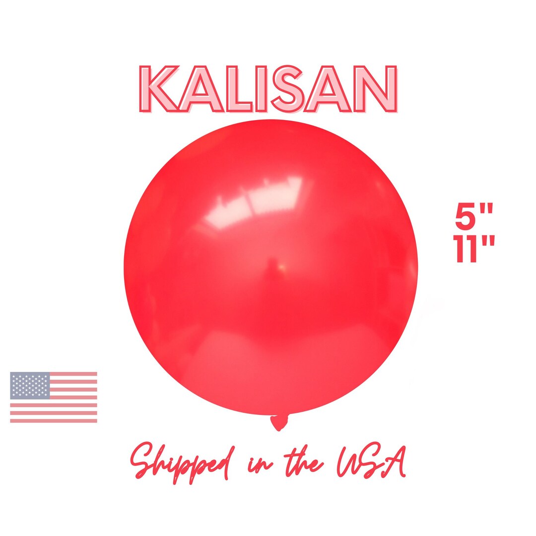 Red Latex Kalisan Balloons Party Decor Baby Showers, Birthdays, Rainbow