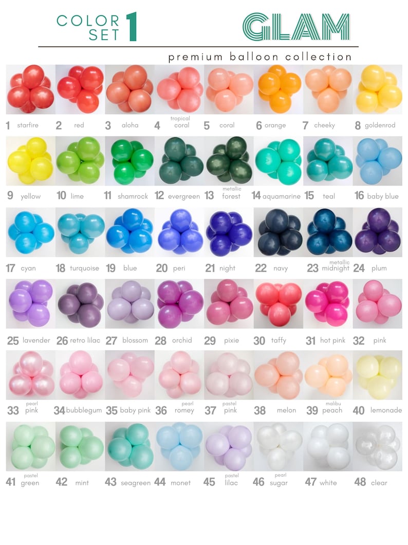 Premium Party Balloons • CHOOSE YOUR COLORS | Tuftex, Sempertex ...