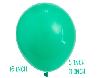 16 Pioneer Balloon Wintergreen Latex Balloons Winter Green 