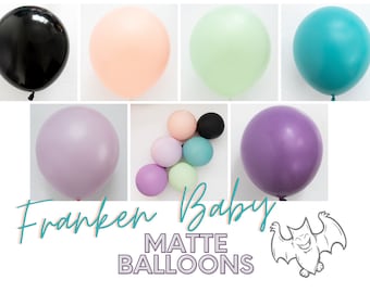 Franken Baby Custom CHALK Matte Colors | Halloween Pastel, Mint, Salmon, Lavender, Spooky Baby Shower, Boo, Spooky, Fall
