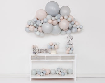 Premium Matte Balloon Garland • Gender Neutral Baby Shower Balloons • Easter Party Decor • Pastel Balloons • Christening Balloons