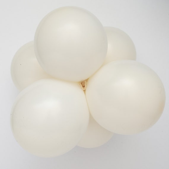 Balloon-Accessory-Tulle Ribbon-White-8x65