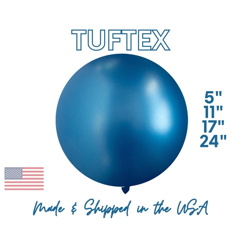 Metallic Midnight Blue TufTex Latex Balloons Space Galaxy Sonic Birthday Graduation Blue Twilight Outer Space