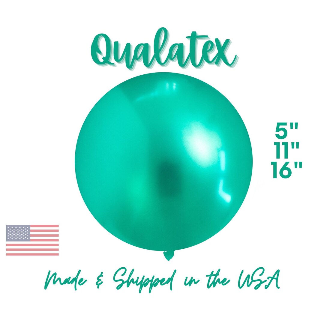 Pearl Emerald Green Qualatex Latex Balloons Party Decor Baby Showers
