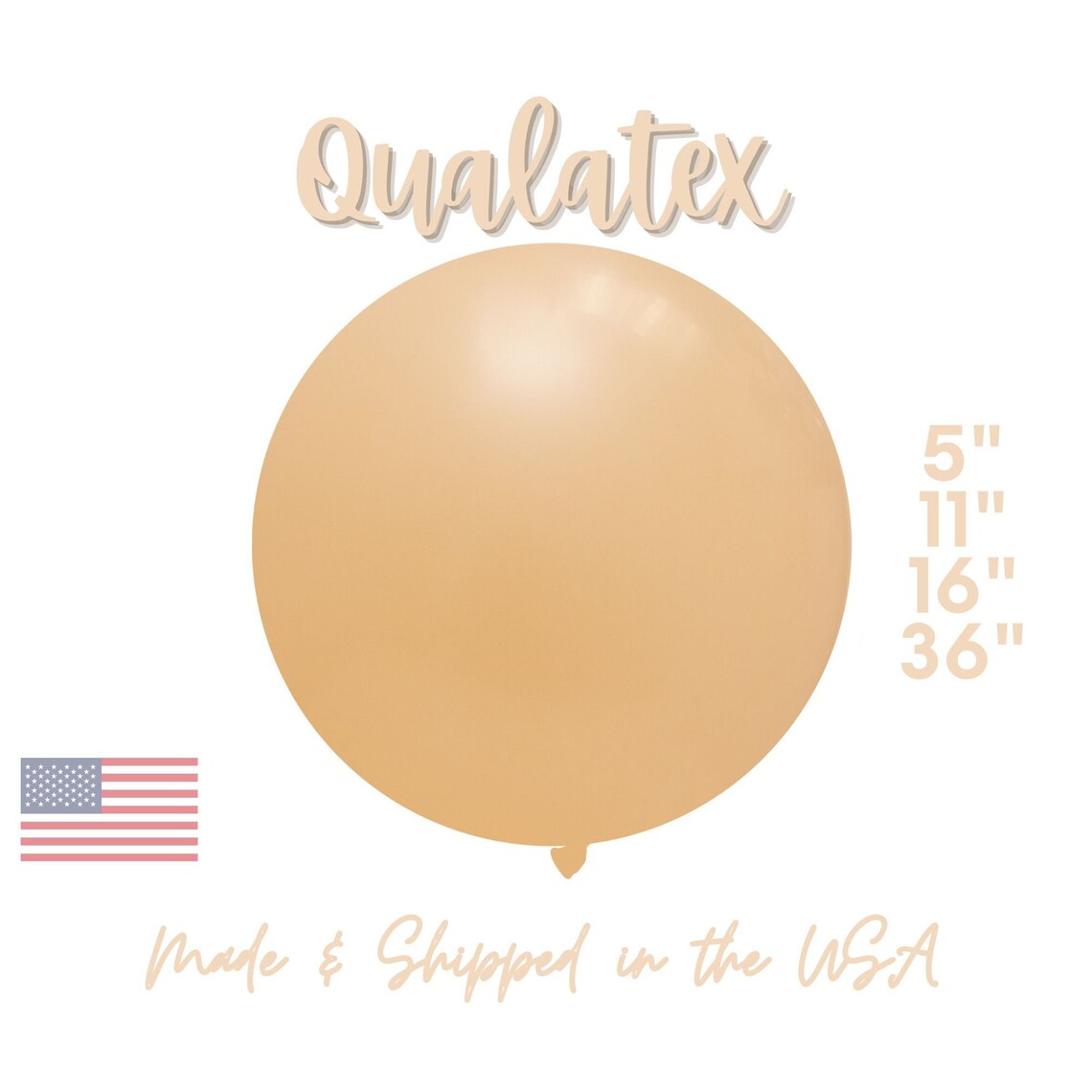 Blush Nude Qualatex Blush Balloons Neutral Beige Tan Etsy