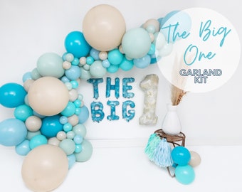 The Big One - DIY Super Glam Balloon Garland Arch Kit - Surfs Up, Birthday Party Decor, Surfer, Ocean, Beach, Sand