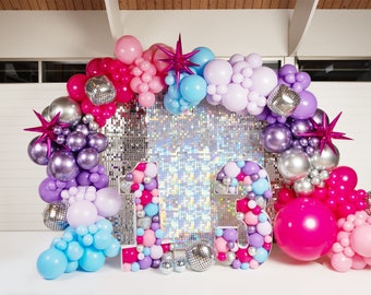 In My Birthday Era Balloon Garland Kit   • 13th Birthday Party  • Slumber Party Decor  • Bright Disco Era Latex Balloons