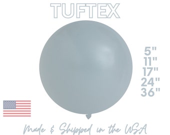 Fog Gray Latex Balloons 5", 11" Premium Party Decor - Neutral, Wedding, Bridal, TufTex, Jungle, Neutral, Grey