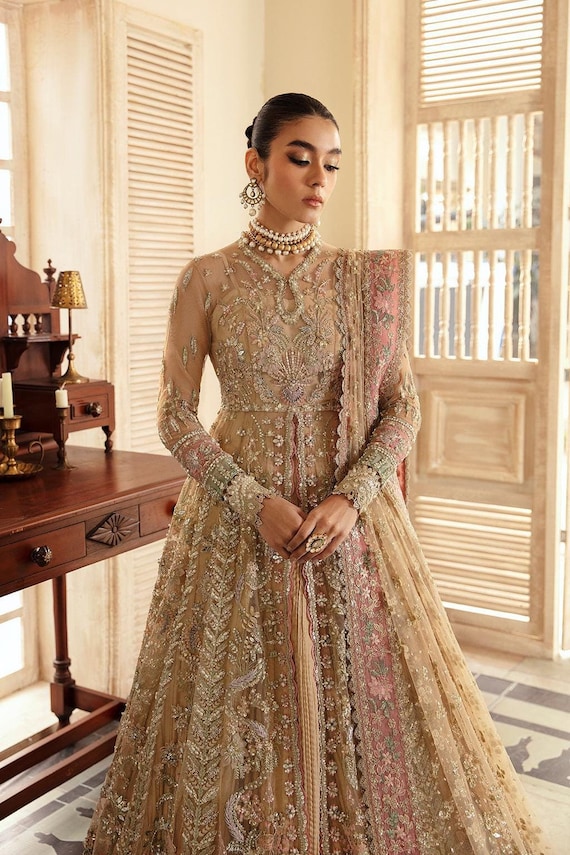 Pakistani bridal anarkali dresses discount