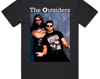The Outsiders Wrestling Stable Tag Team Kevin Nash Scott Hall T Shirt