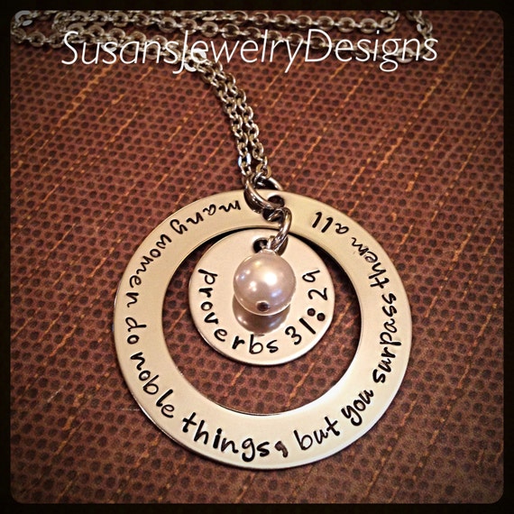 Sprüche Christian Schmuck Viele Frauen Edle Dinge Tun Personalisierte Halskette Christian Geschenk Geschenk Für Mutter Tochter Bibel