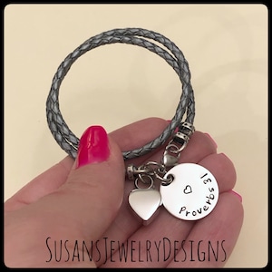 Custom heart urn bracelet, stainless urn, memorial leather bracelet, cremation jewelry, personalized keepsake, ash holder, loss, mom dad urn