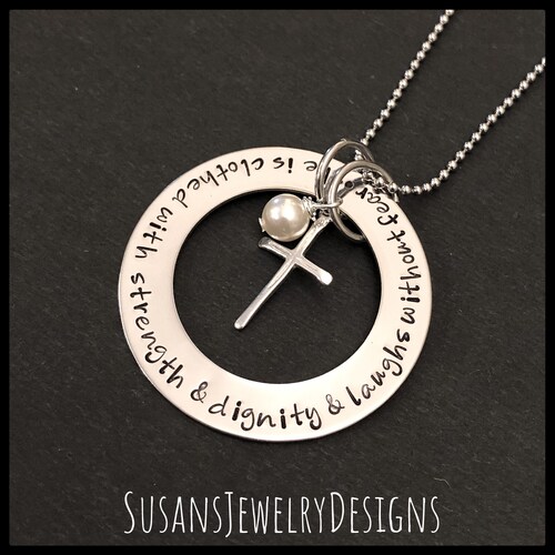 A Woman Who Fears the Lord Proverbs 31 Necklace