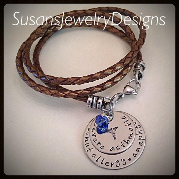 Anaphylaxis Bracelet Etsy