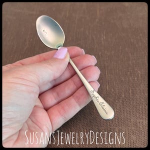Laser engraved baby spoon, baby shower gift, new mom, custom name and date, new baby, personalized wording, unisex, silver stainless steel