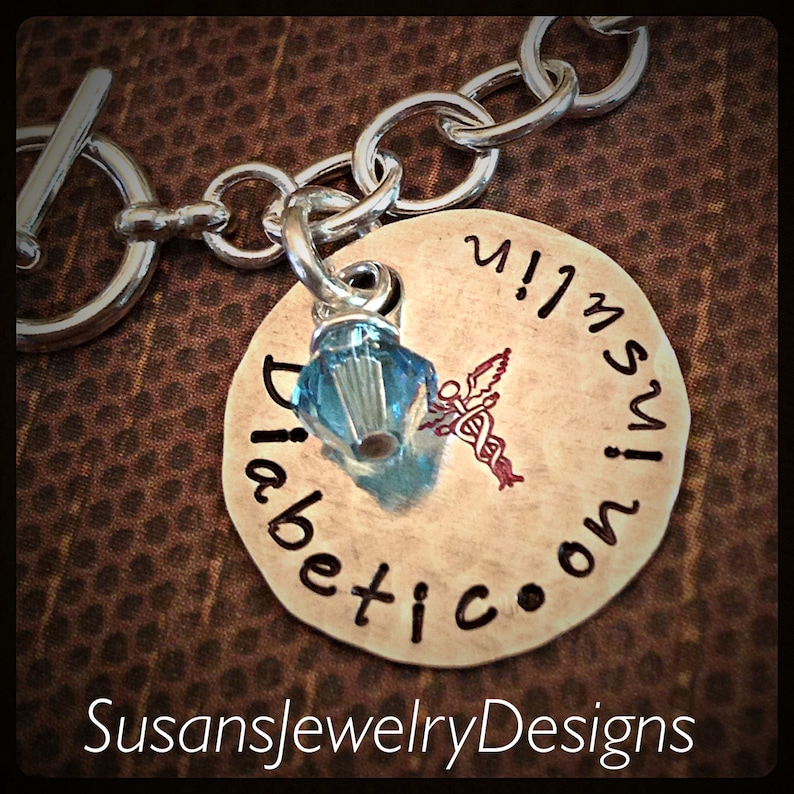 diabetic jewelry sterling silver medical Custom medical alert toggle bracelet medical ID bracelet personalized medical identification