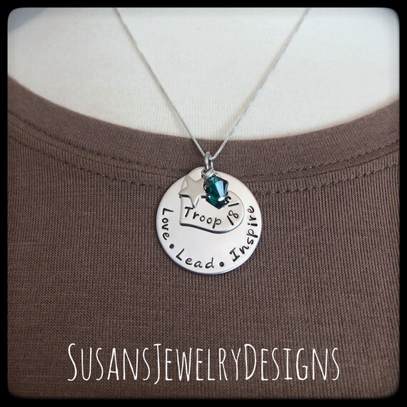Love Lead Inspire Necklace Troop Necklace Bridging Necklace