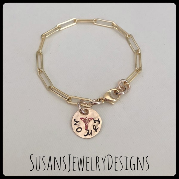 Paper Medical Alert Charm Etsy