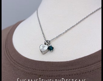 Custom heart urn necklace, stainless steel, memorial cremation jewelry, personalized keepsake, ash holder, dainty urn, mom dad cremate
