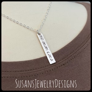 Anam cara necklace, Celtic jewelry, sterling silver pendant, Celtic knot necklace, Irish jewelry, mo anam cara, anam cara gifts, soul friend