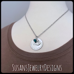Love lead inspire necklace, troop necklace, bridging necklace, scout jewelry, troop leader gift, gift for scout, personalized jewelry, pack
