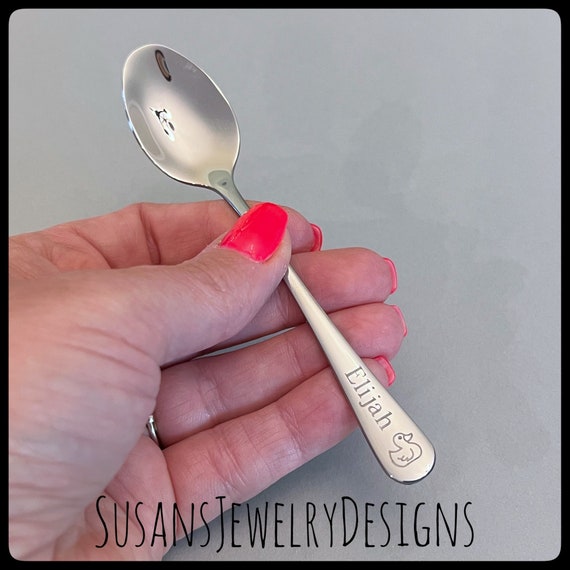 Baby Spoons Custom Engraved Baby's Name, Baby Shower Gift, Present