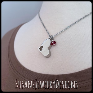 Custom heart urn necklace, stainless steel, memorial, cremation jewelry, personalized keepsake, ash holder, urn charm, mom dad urn, cremate