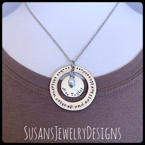 Teacher necklace, personalized jewelry, gift for teacher, custom teacher gift, teacher appreciation gifts, thank you gift, teacher jewelry