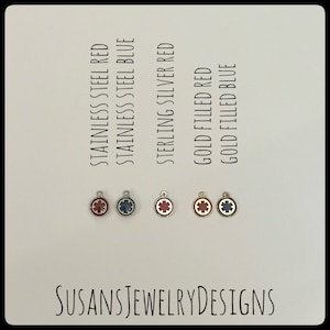 Add a medical alert charm to your order, caduceus med ID symbol, identification jewelry, add to your pieces, add to your order in cart Medic
