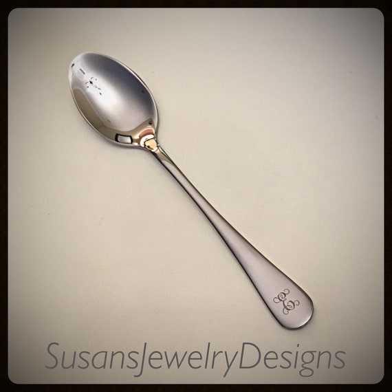 monogrammed baby spoon