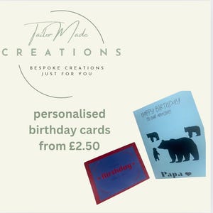 cartões de felicitações personalizados feitos à mão