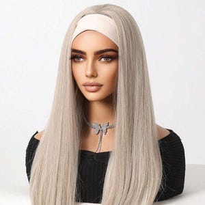 Unique 26 inch Headband Wig - Handcrafted - Each Piece is 1 of 1 - FREE SHIPPING