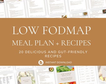 The Low FODMAP Meal Plan and Recipe Bundle - MPB1