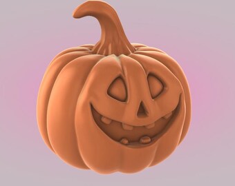Pumpkin figurine printable Model, STL file, decoration (digital download)